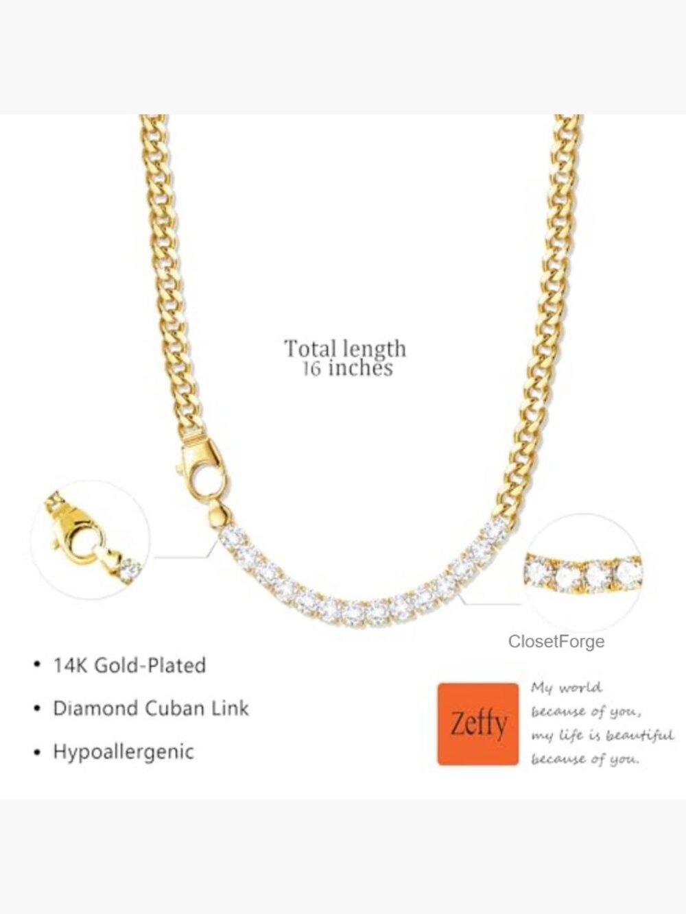 Chunky Thick Chain Toggle Clasp Pendant Necklace Baroque Pearl - Picture 6 of 7